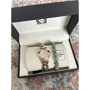anne klein watch and bracelet set